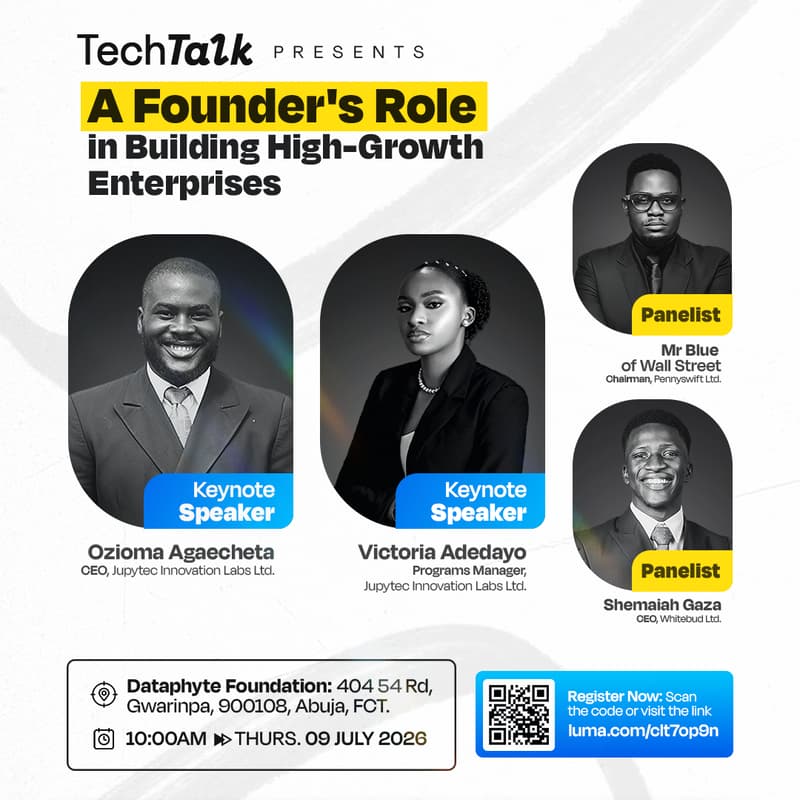 Cover Image for Jupytec Tech Talk Abuja