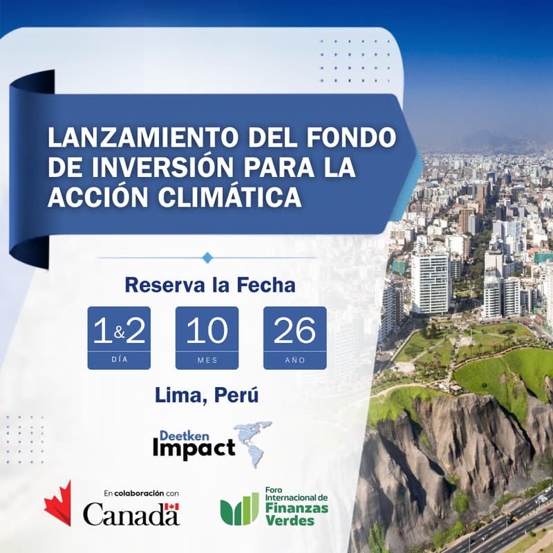 Cover Image for Lanzamiento del fondo de inversión para la acción climática