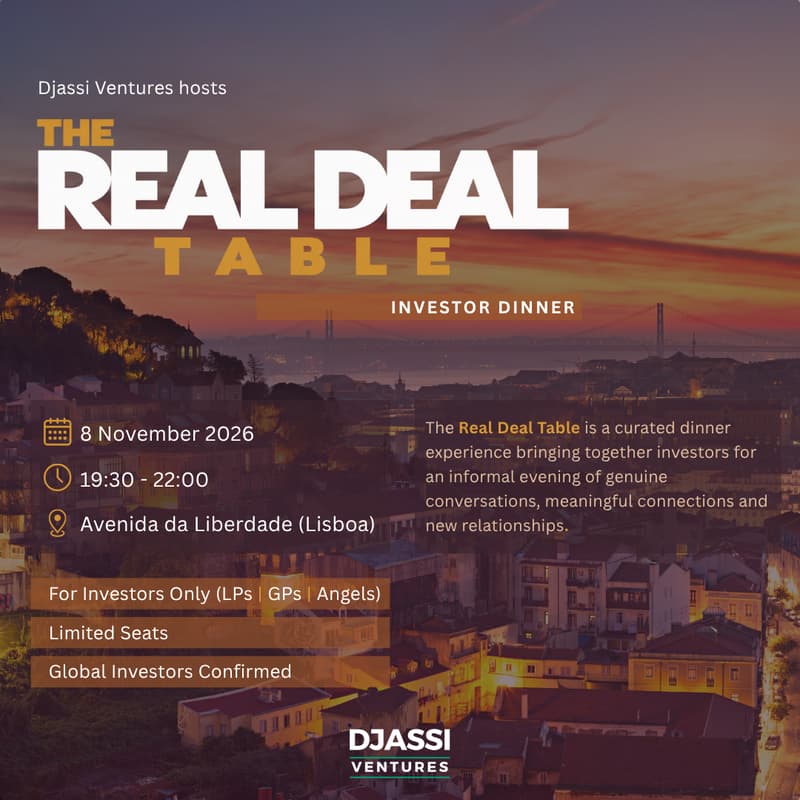 Cover Image for The Real Deal Table - Investor Dinner hosted by Djassi Ventures