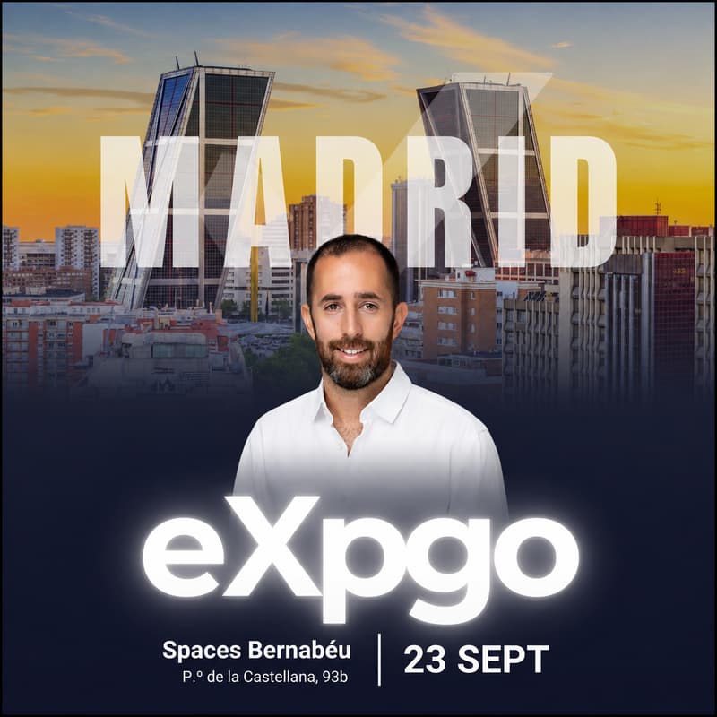 Cover Image for 🚀 MADRID, NOS VEMOS EL 23 DE SEPTIEMBRE -EVENTO PRESENCIAL EXP