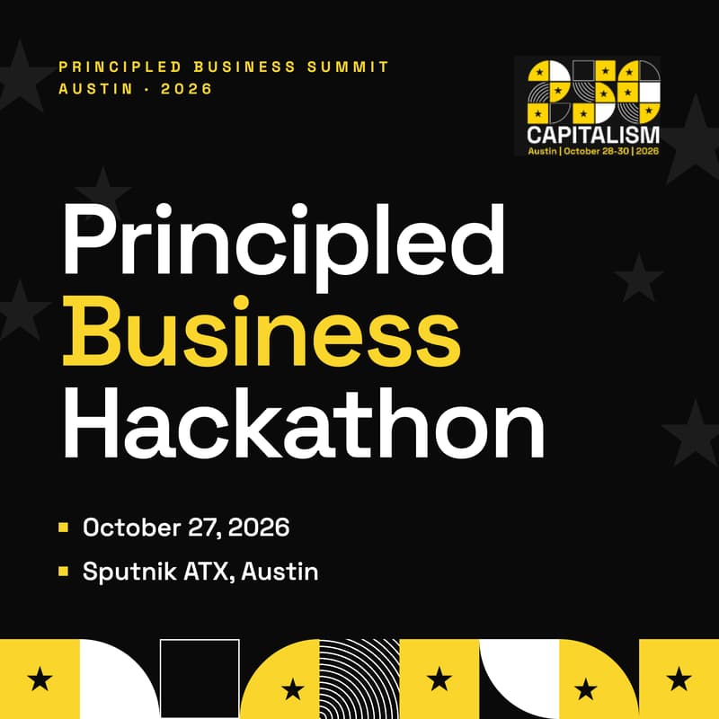 Cover Image for Principled Business Hackathon: Capitalism - Here to Stay