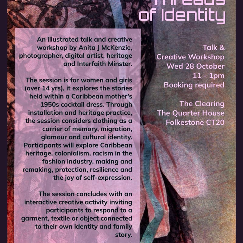 Cover Image for Threads of Identity Talk & Creative Workshop