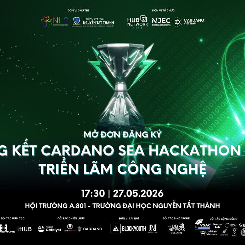 Cover Image for CARDANO SEA HACKATHON 2026 | GRAND FINALE & PITCHING DAY