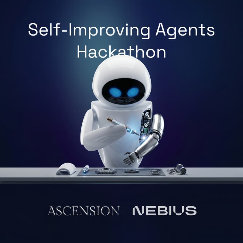 Cover Image for Self Improving AI (SIA) Agents - Emergency Hackathon (by AGI House SF & Nebius)