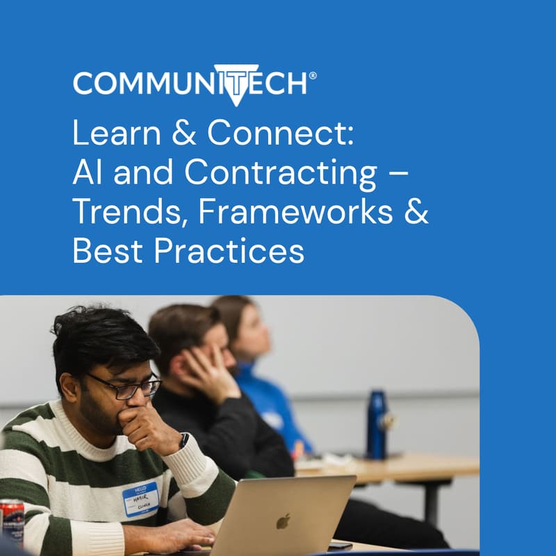 Cover Image for Learn & Connect: AI and Contracting – Trends, Frameworks & Best Practices