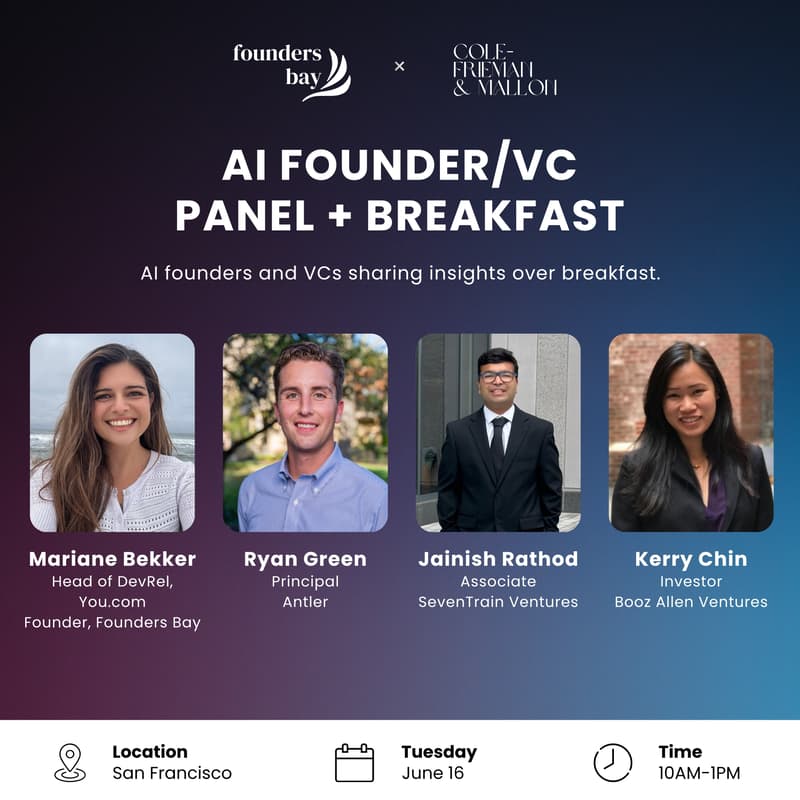 Cover Image for AI Founder/VC Panel + Breakfast