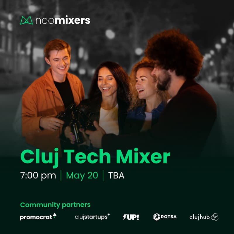 Cover Image for Cluj Tech Mixer — May Edition