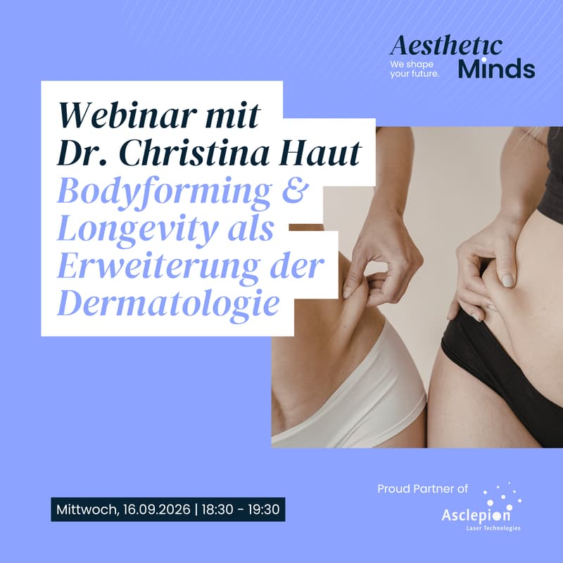 Cover Image for Wie Dermatologen Haut und Körper ganzheitlich denken - Bodyforming & Longevity als Erweiterung der Dermatologie