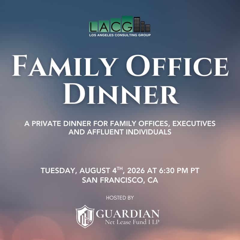 Cover Image for August 4th: Family Office Dinner