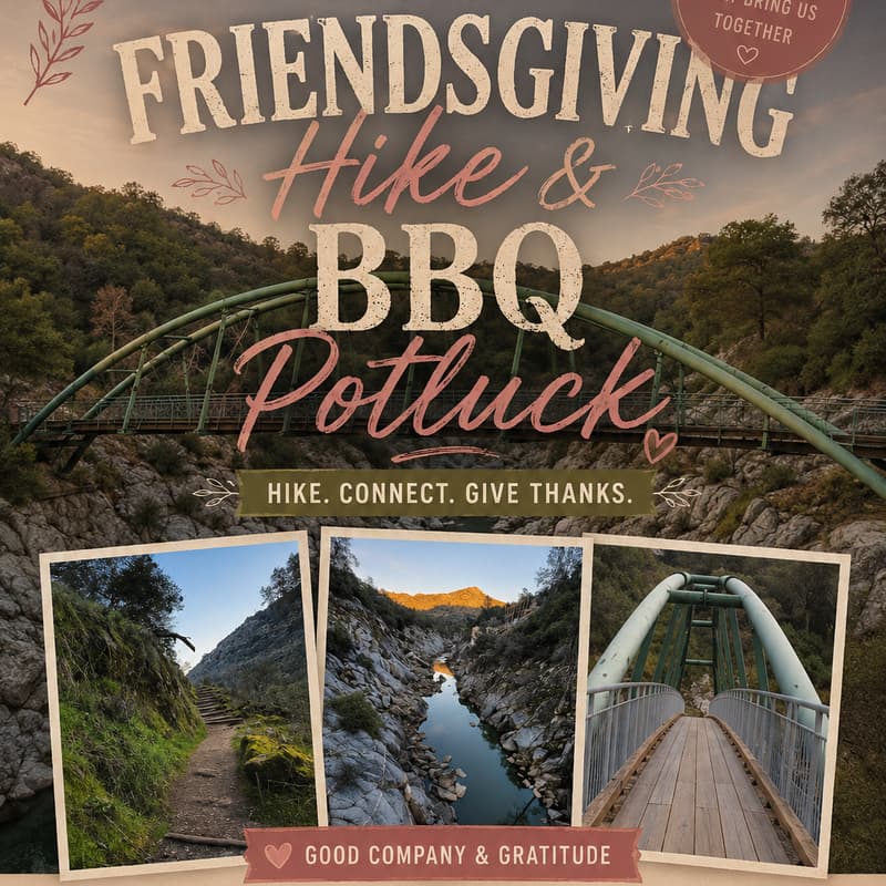 Cover Image for Friendsgiving Hike & BBQ Potluck 🍂🌹