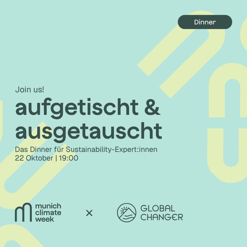 Cover Image for aufgetischt & ausgetauscht | Dinner für Sustainability-Expert:innen