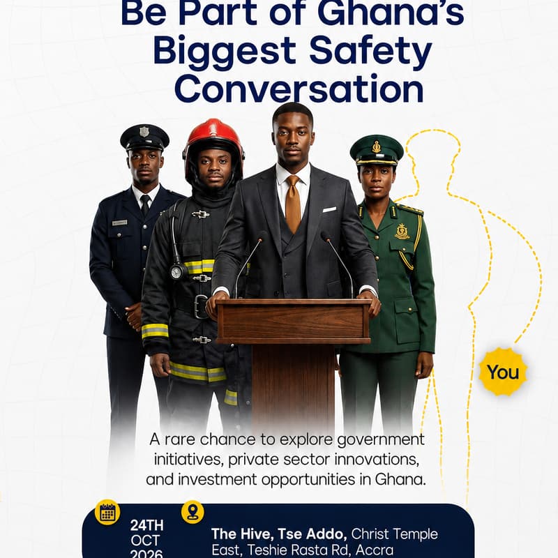 Cover Image for 2026 Ghana Security and Safety Conference and Expo- Innovation Edition