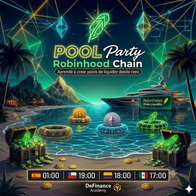 Cover Image for 🎉 Pool Party - Aprende A Crear Tu primera Pool De Liquidez.