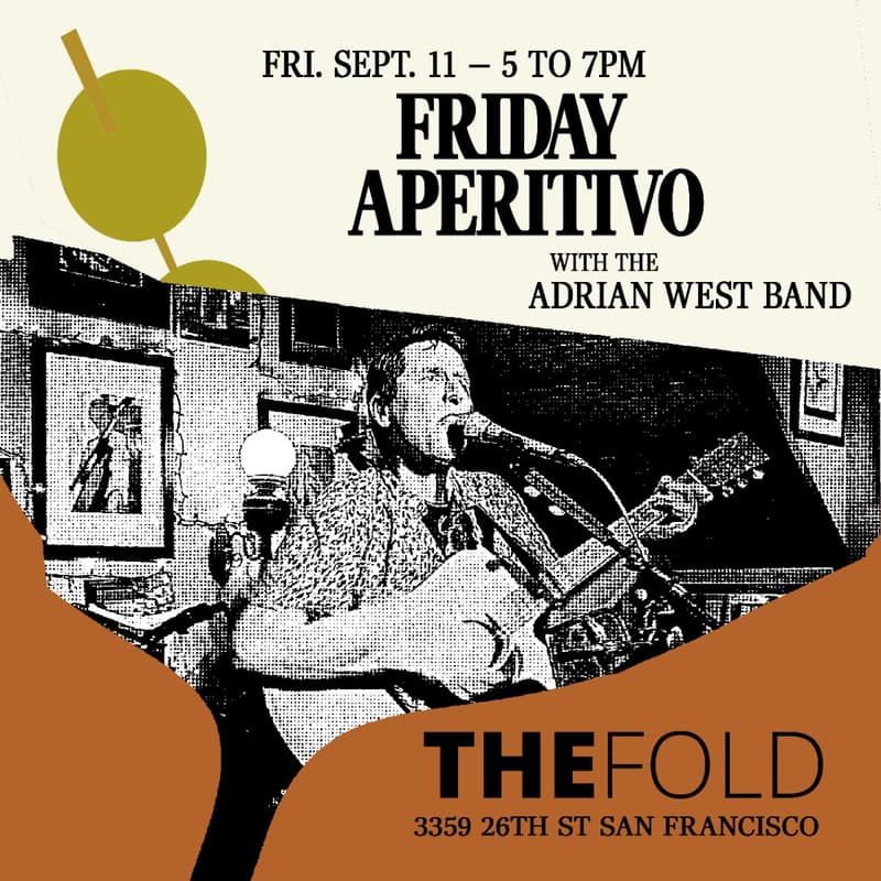 Cover Image for Friday Aperitivo ft. Adrian West Band