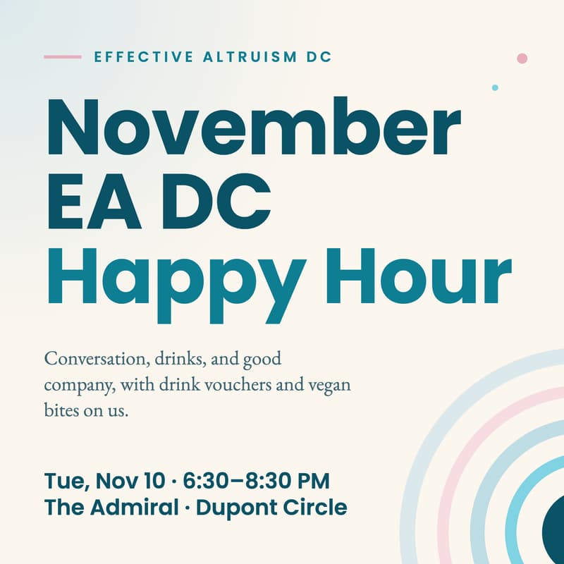 Cover Image for November EA DC Happy Hour @ The Admiral