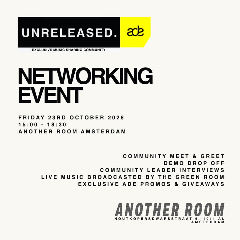 Cover Image for UNRELEASED. ADE Networking Session x ANOTHER ROOM