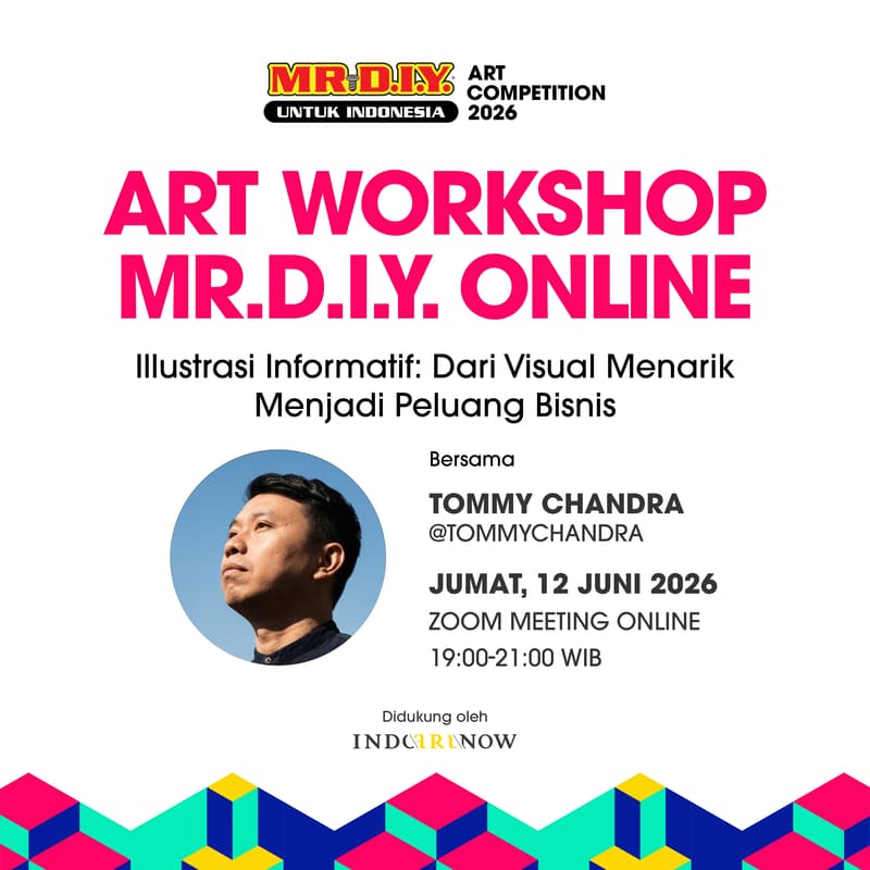Cover Image for Art Workshop MR.D.I.Y. Online - Illustrasi Informatif: Dari Visual Menarik Menjadi Peluang Bisnis