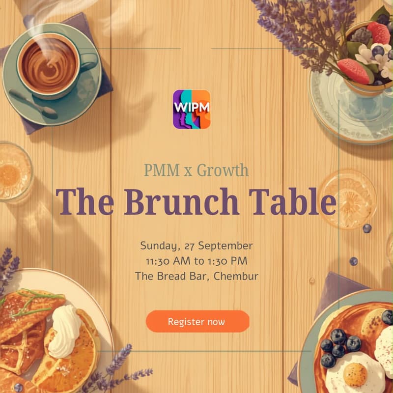 Cover Image for PMM × Growth: The Brunch Table | WIPM Mumbai