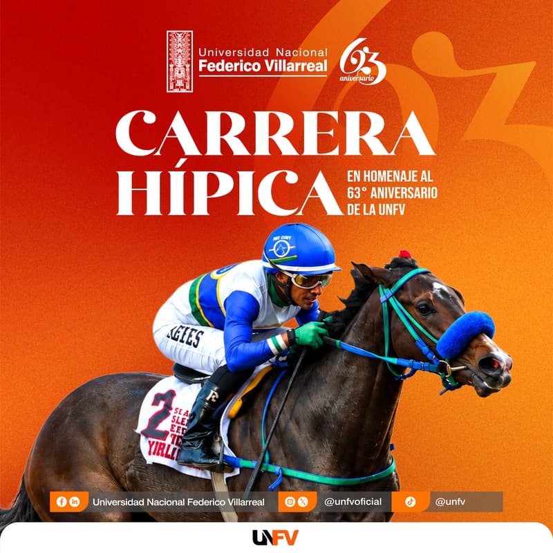 Cover Image for Carrera hípica en homenaje al 63° Aniversario de la UNFV.