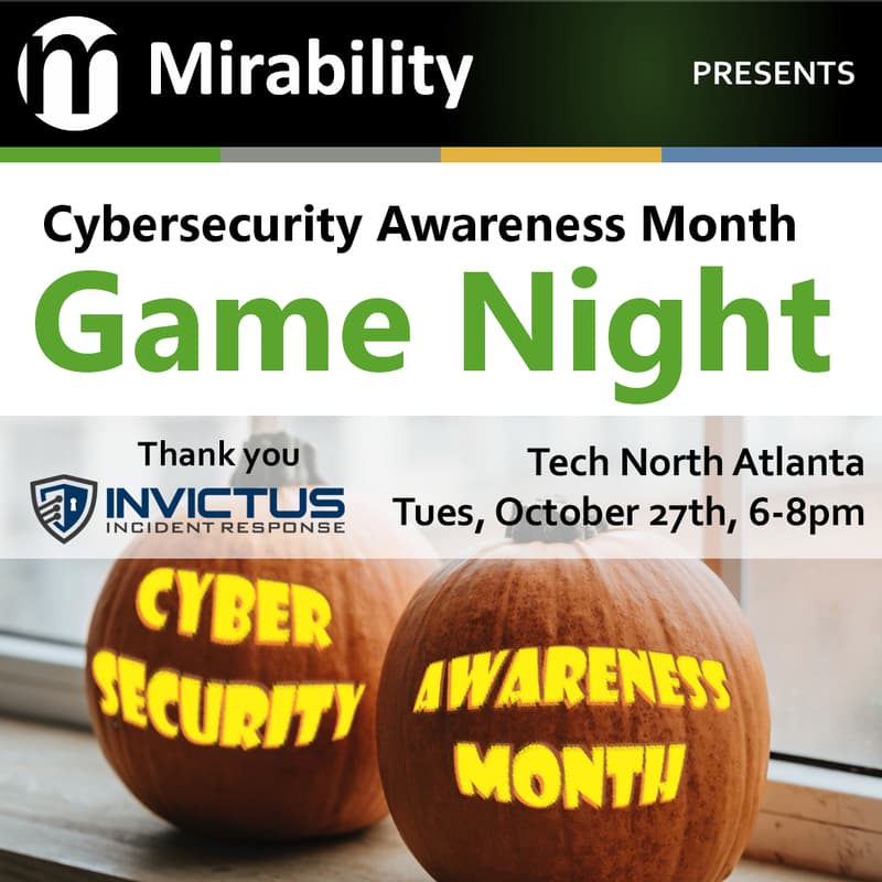 Cover Image for Cybersecurity Awareness Month Game Night