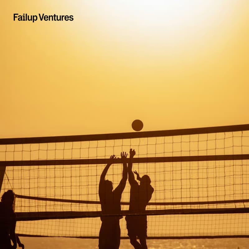 Cover Image for Failup Ventures: AI founders. Sun. Volleyball.