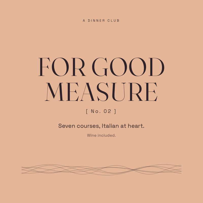Cover Image for For Good Measure, No. 02