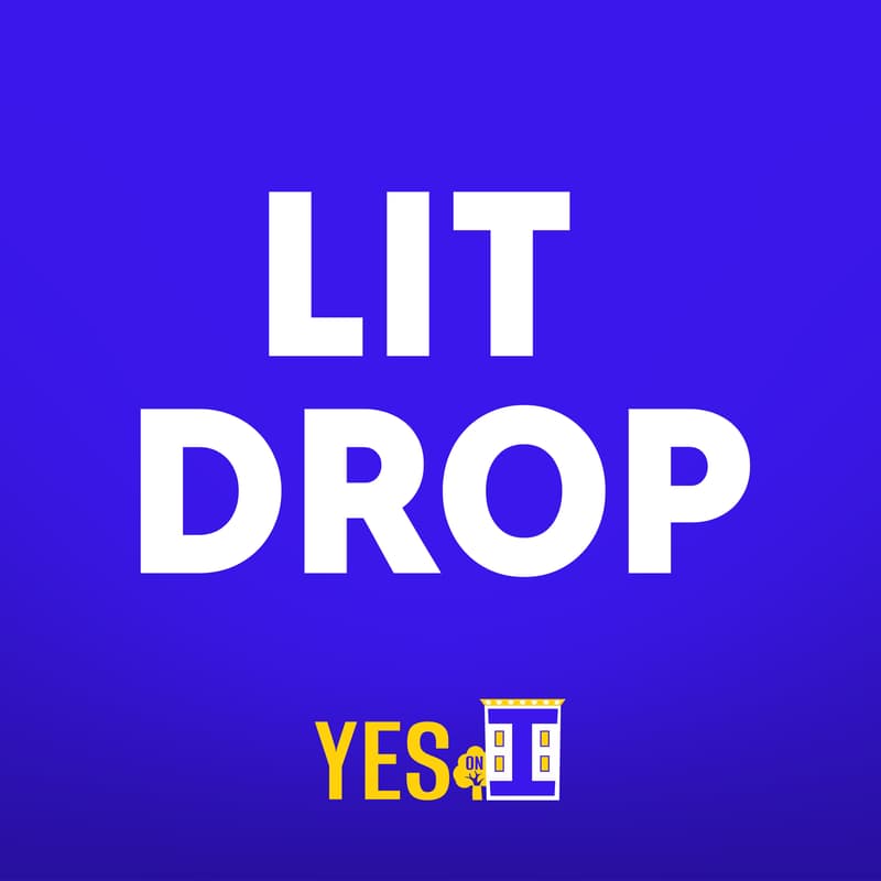 Cover Image for Yes on I Lit Drop