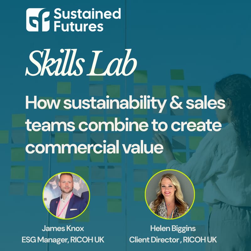 Cover Image for Skills Lab: How sustainability & sales combine to create commercial value