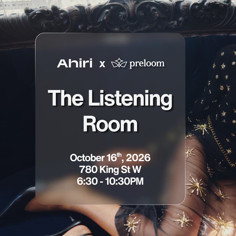Cover Image for Ahiri x Preloom: The Listening Room