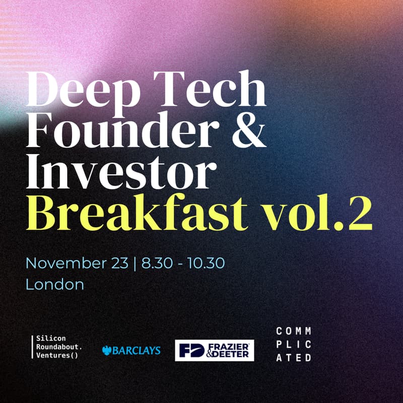 Cover Image for Deep Tech Founder & Investor Breakfast vol.2