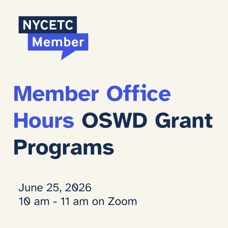 Cover Image for Member Office Hours: Office of Strategic Workforce Development Grant Programs