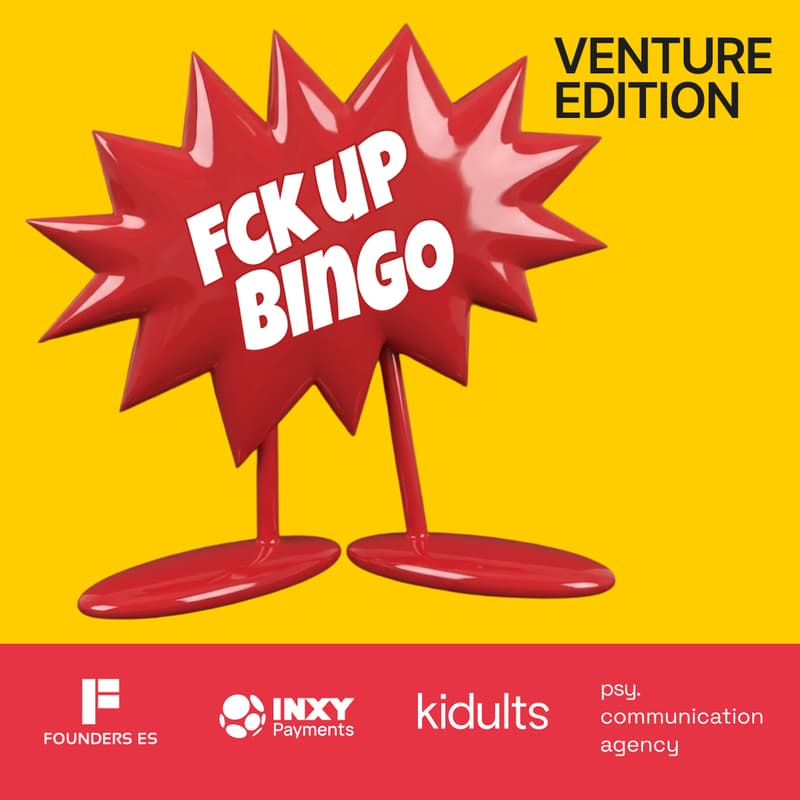 Cover Image for FUCKUP BINGO Night by Founders ES