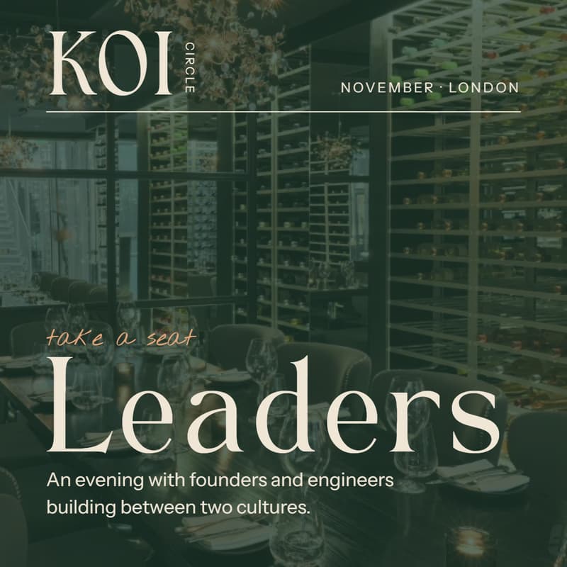 Cover Image for KOI Circle: Asians Leaders Dinner