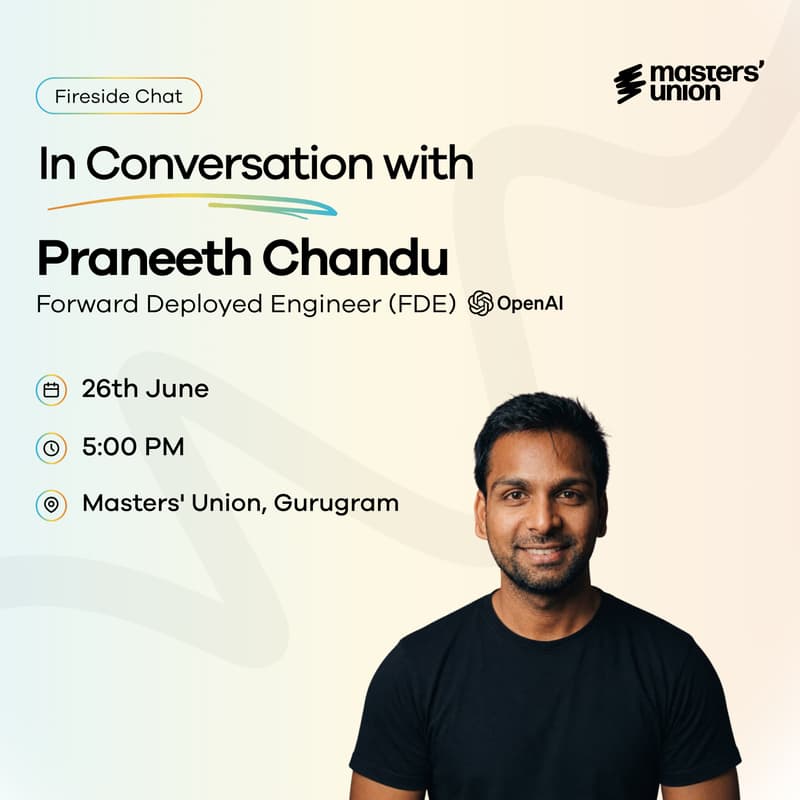 Cover Image for Fireside Chat with Praneeth Chandu, FDE at OpenAI
