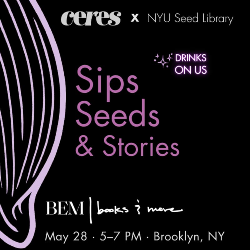 Cover Image for Sip, Seeds, & Stories | Ceres Spring Happy Hour Gathering