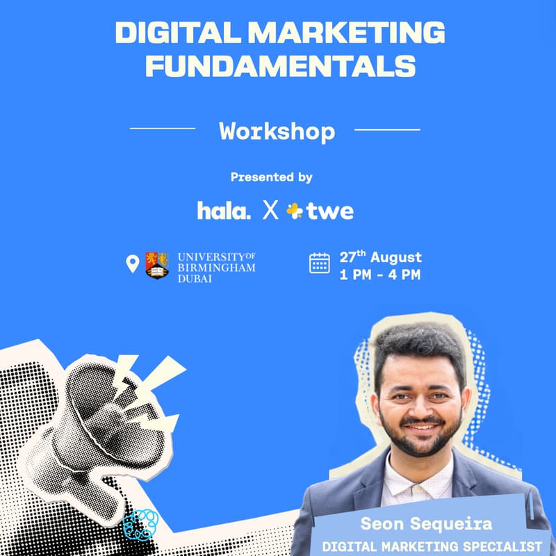 Cover Image for Hala Digital Marketing Fundamentals Workshop