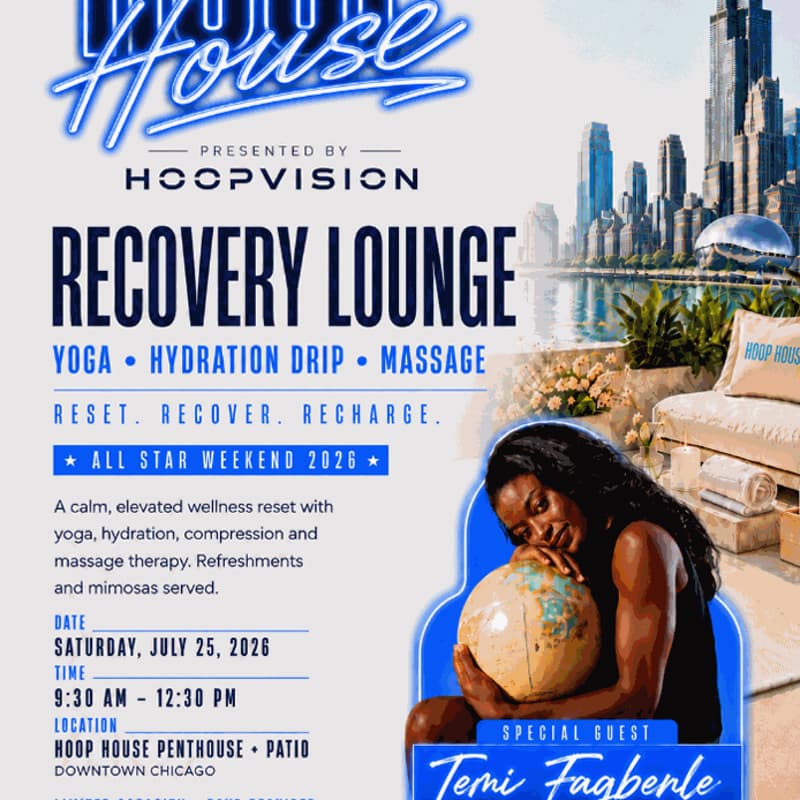 Cover Image for All-Star Recovery Lounge @ Hoop House Downtown Chicago
