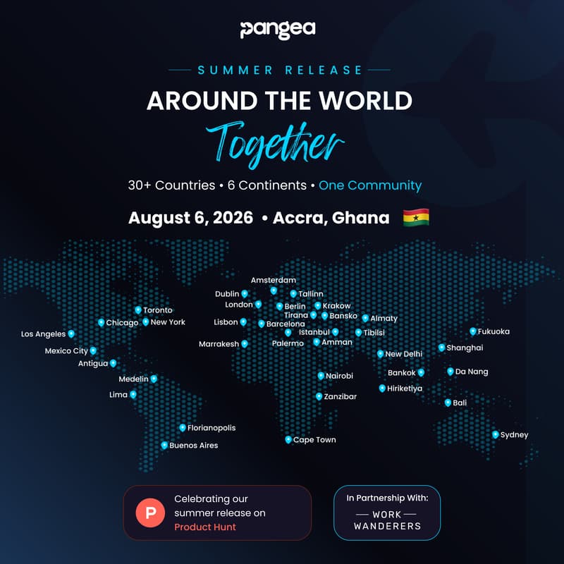 Cover Image for 🇬🇭 Accra (Ghana) - Pangea Product Hunt Launch