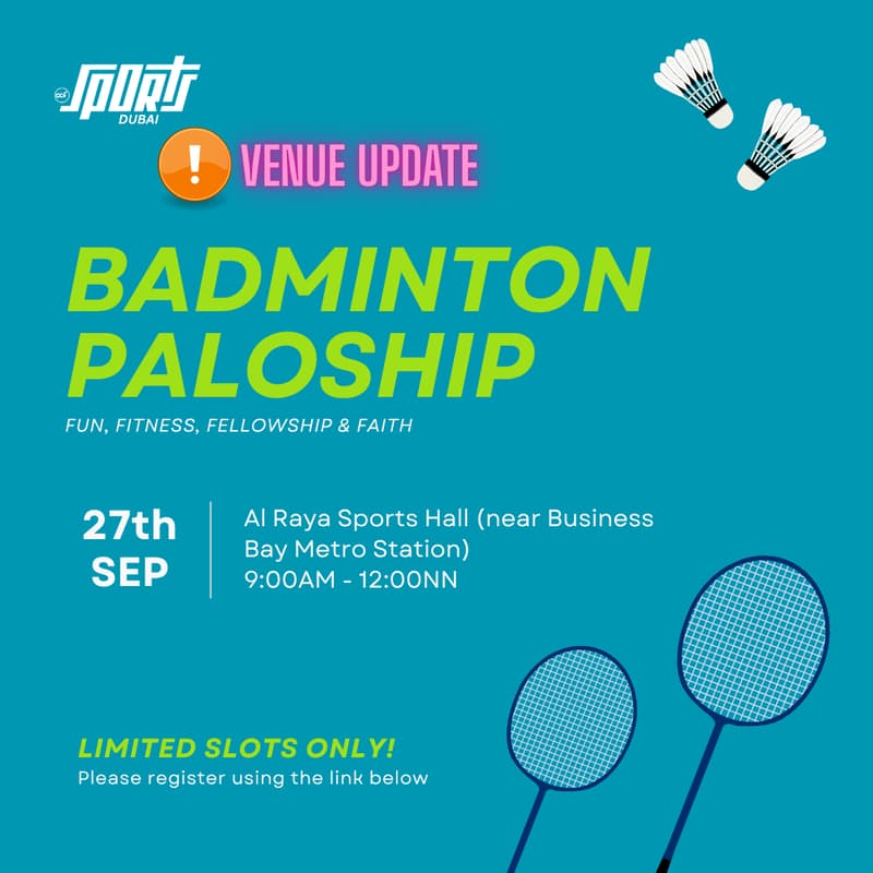 Cover Image for Paloship Badminton Sep 27th, 2026
