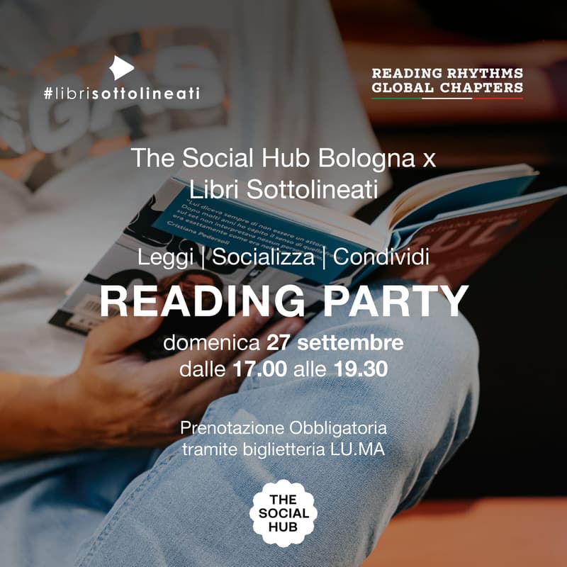 Cover Image for Reading Party Bologna: domenica 27 settembre