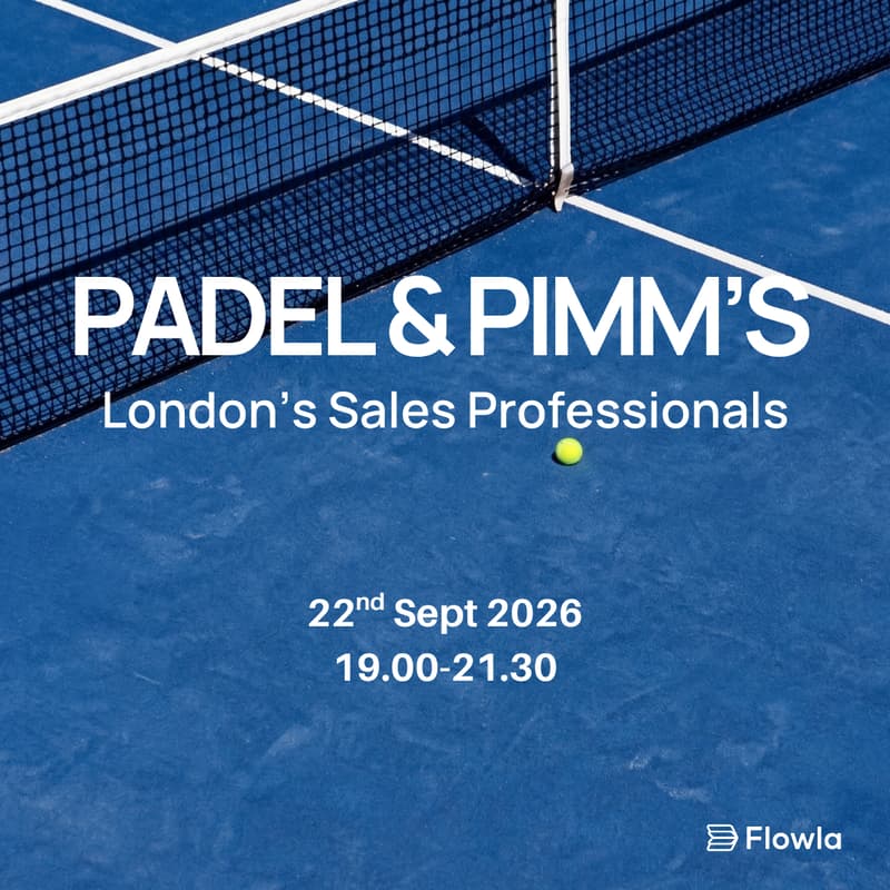 Cover Image for Padel & Pimm's - Sales Professionals
