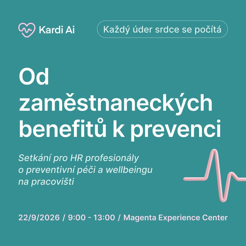 Cover Image for Každý úder srdce se počítá — Od zaměstnaneckých benefitů k prevenci