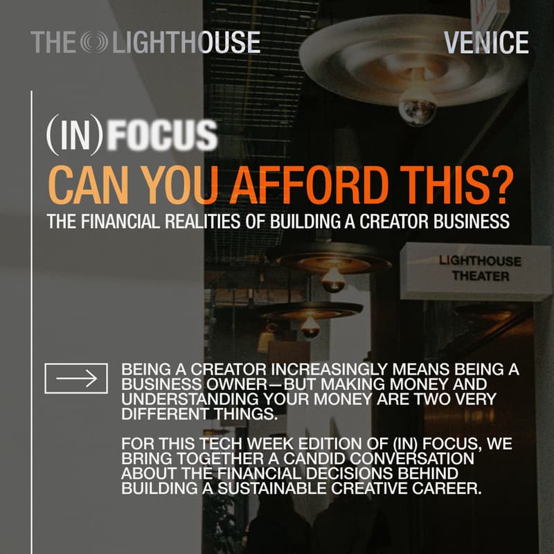 Cover Image for (IN) FOCUS: Can You Afford This? The Financial Realities of Building a Creator Business