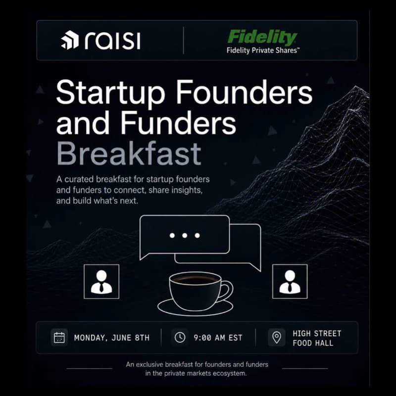 Cover Image for Startup Founders & Funders Breakfast
