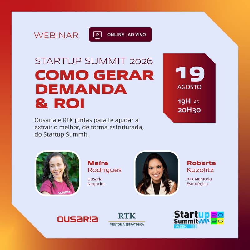 Cover Image for Startup Summit: Como Gerar Demanda & ROI do Evento