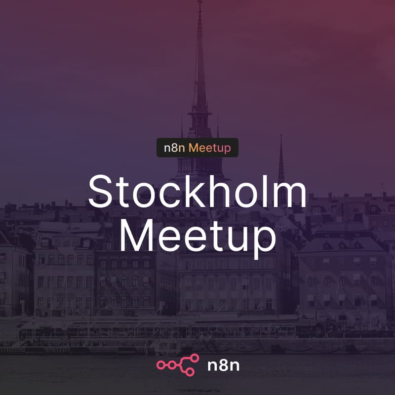 Cover Image for n8n Node Nights: Stockholm Community Kickoff