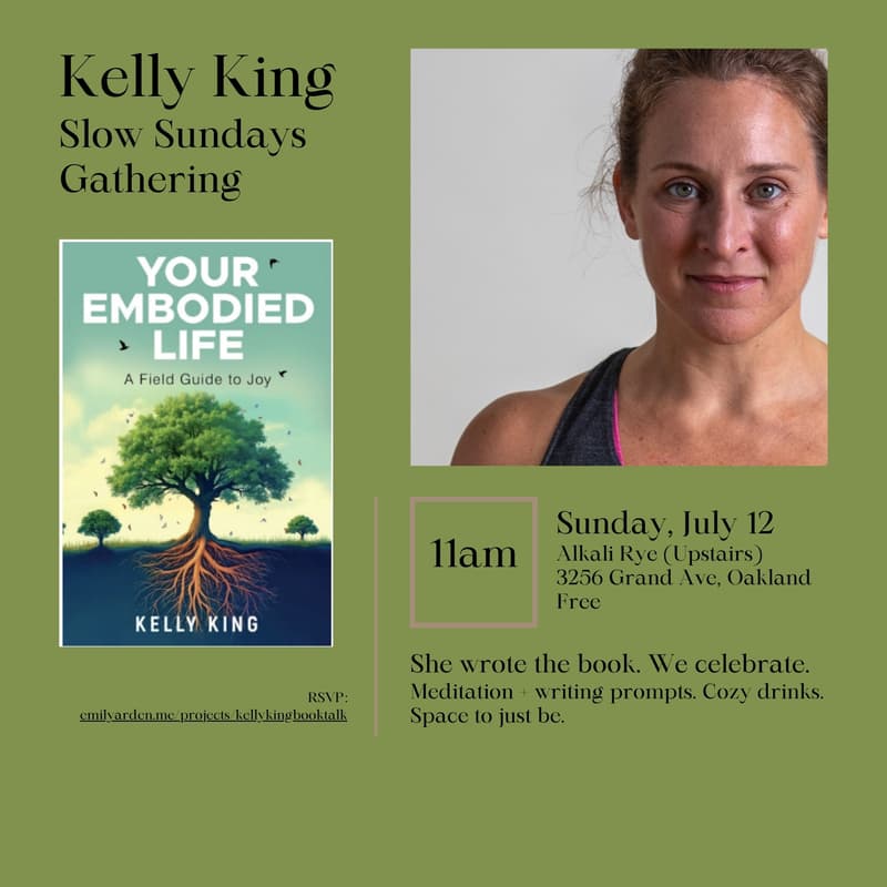 Cover Image for Slow Sundays Featuring Interdisciplinary Artist and Facilitator Kelly King