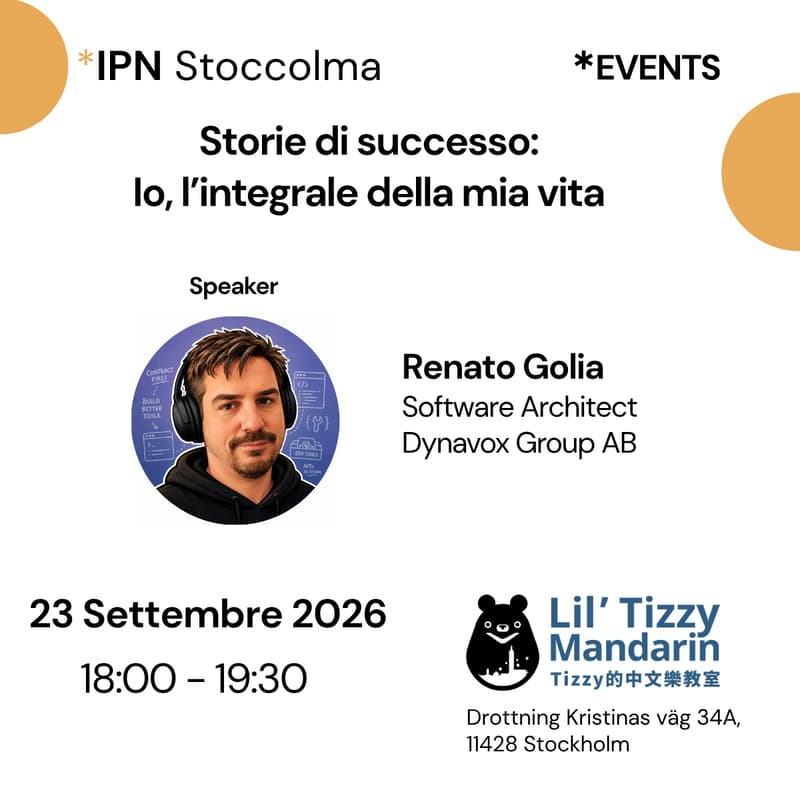 Cover Image for IPN Stoccolma - Storie di successo: Io, l'integrale della mia vita