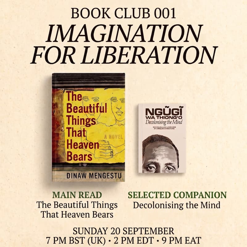 Cover Image for 📚 Book Club 001 — Imagination for Liberation