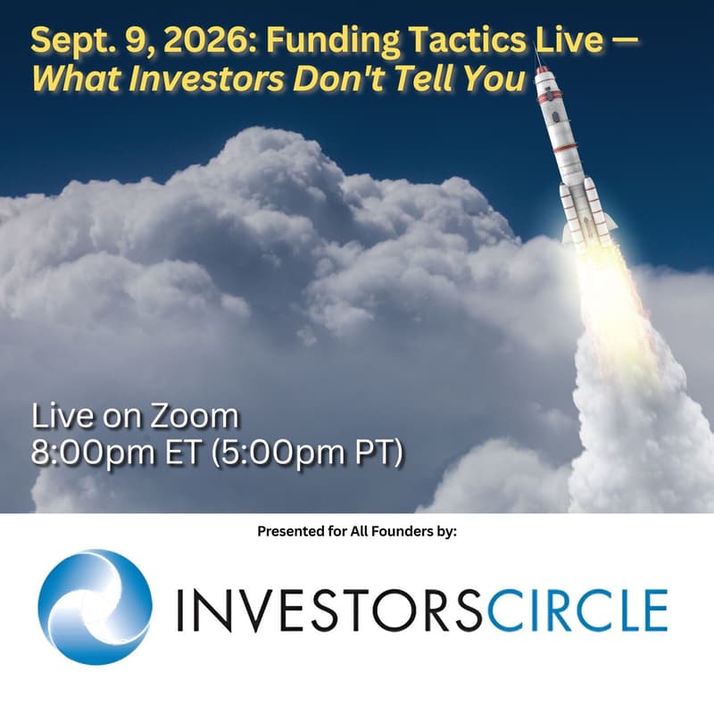Cover Image for Funding Tactics Live - What Investors Don't Tell You